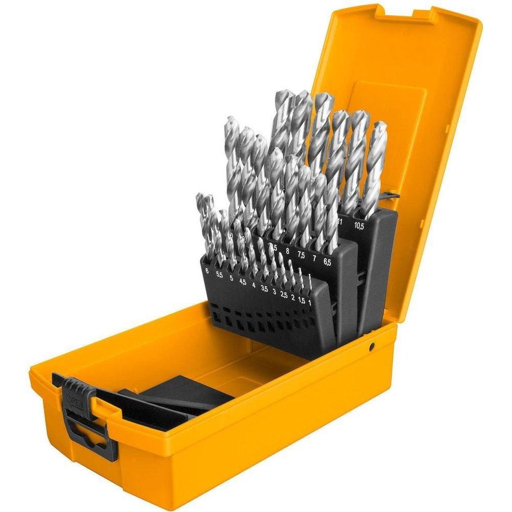 Ingco AKD1251 25pcs Stainless Drill Bit Set - KHM Megatools Corp. Ingco AKD1251 25pcs Stainless Drill Bit Set - KHM Megatools Corp.